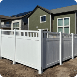 Vinyl fencing